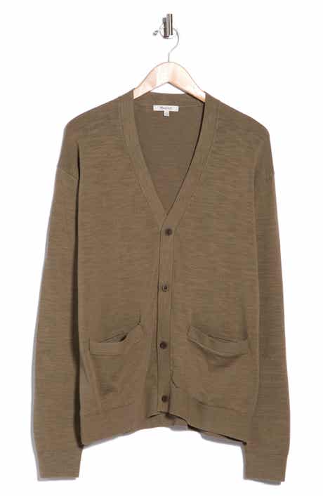 V-Neck Slub Cardigan