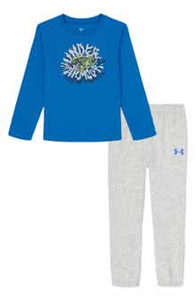 Under Armour Kids' Fish Splash Long Sleeve Top & Pants Set