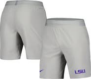 Nike Men's Nike Gray LSU Tigers Player Performance Shorts