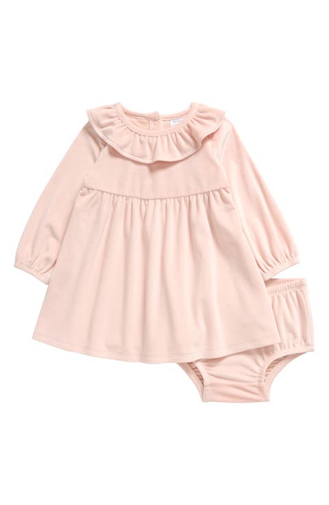 Velour Dress & Bloomers Set (Baby)