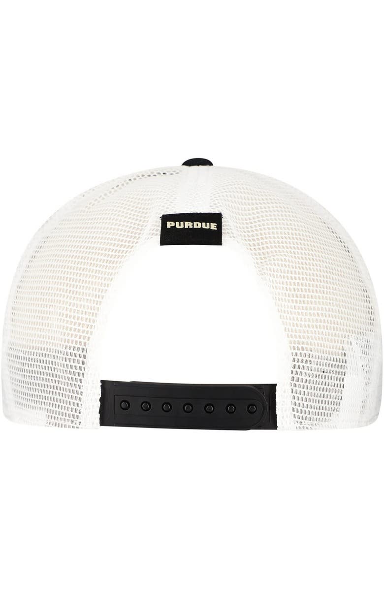 Nike Men's Nike Black Purdue Boilermakers Meshback Snapback Hat, Alternate, color, 
