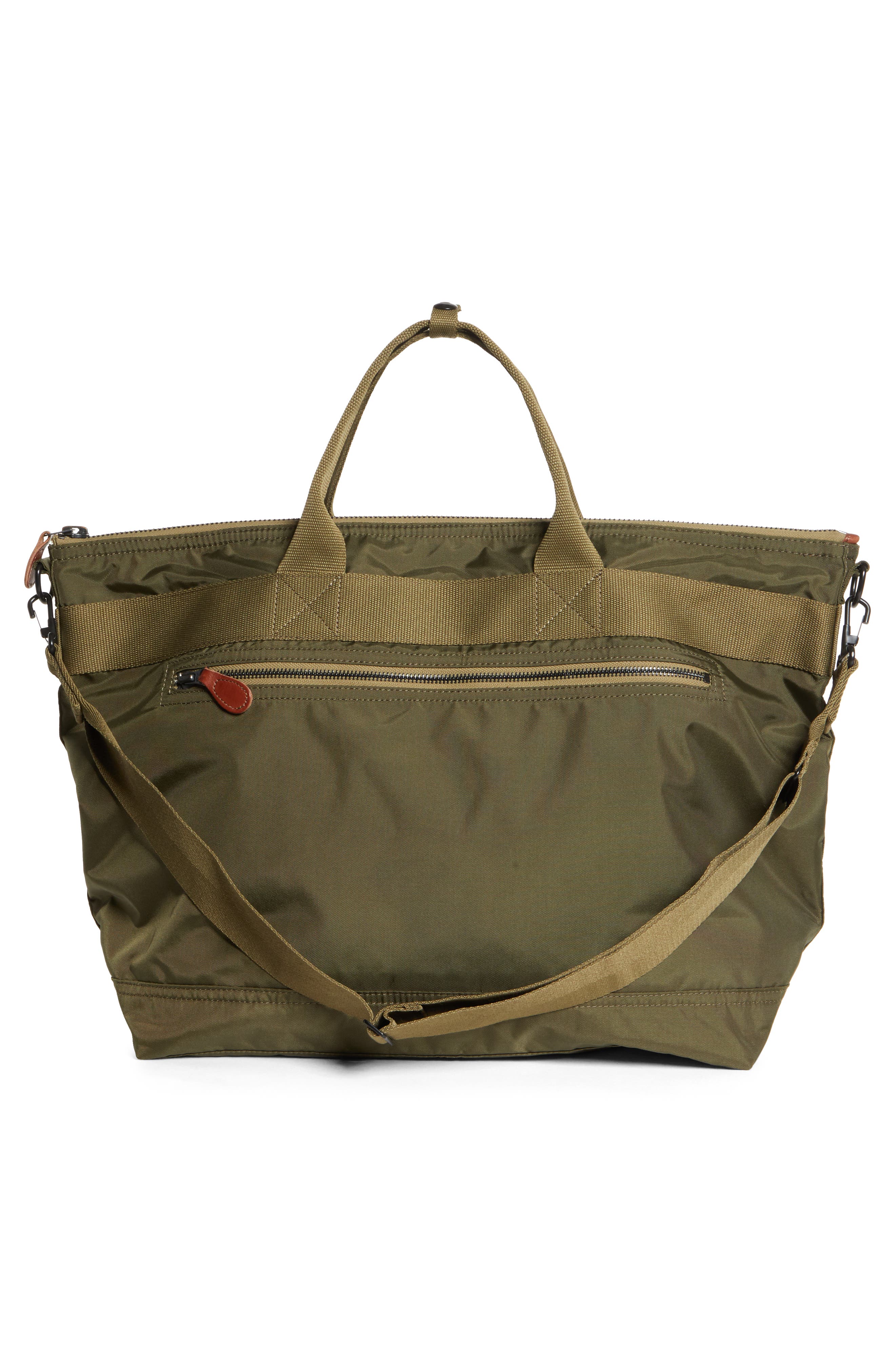 Double RL Recycled Nylon Canvas Utility Tote, Alternate, color, 