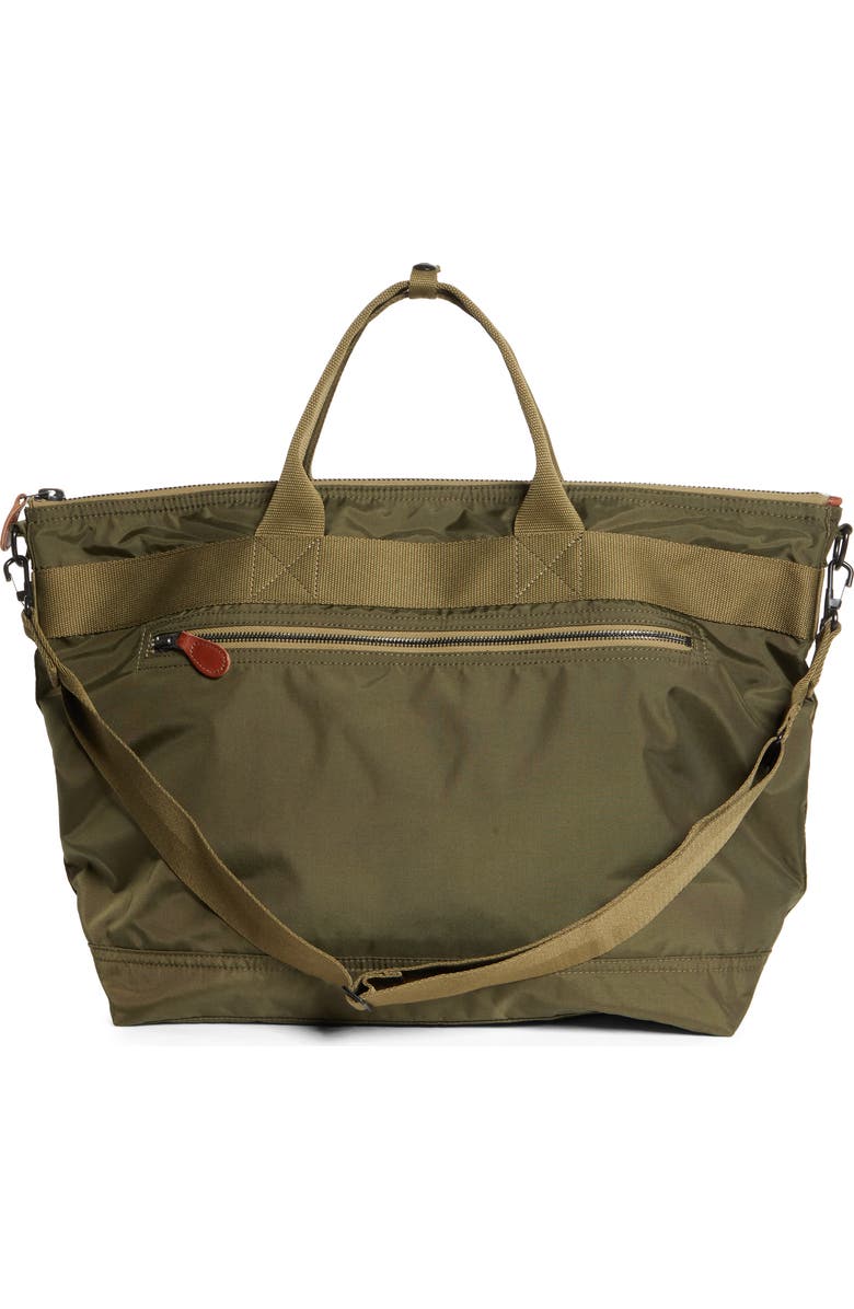 Double RL Recycled Nylon Canvas Utility Tote, Alternate, color,