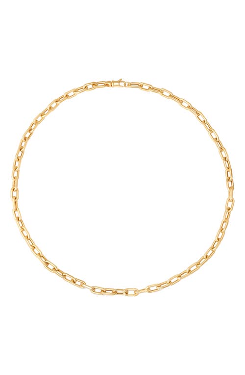 Sara Weinstock 18k Gold Rectangular Link Chain Necklace in Yellow at Nordstrom, Size 16"