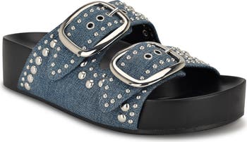 Nine West Flinne Studded Platform Sandal (Women) | Nordstrom