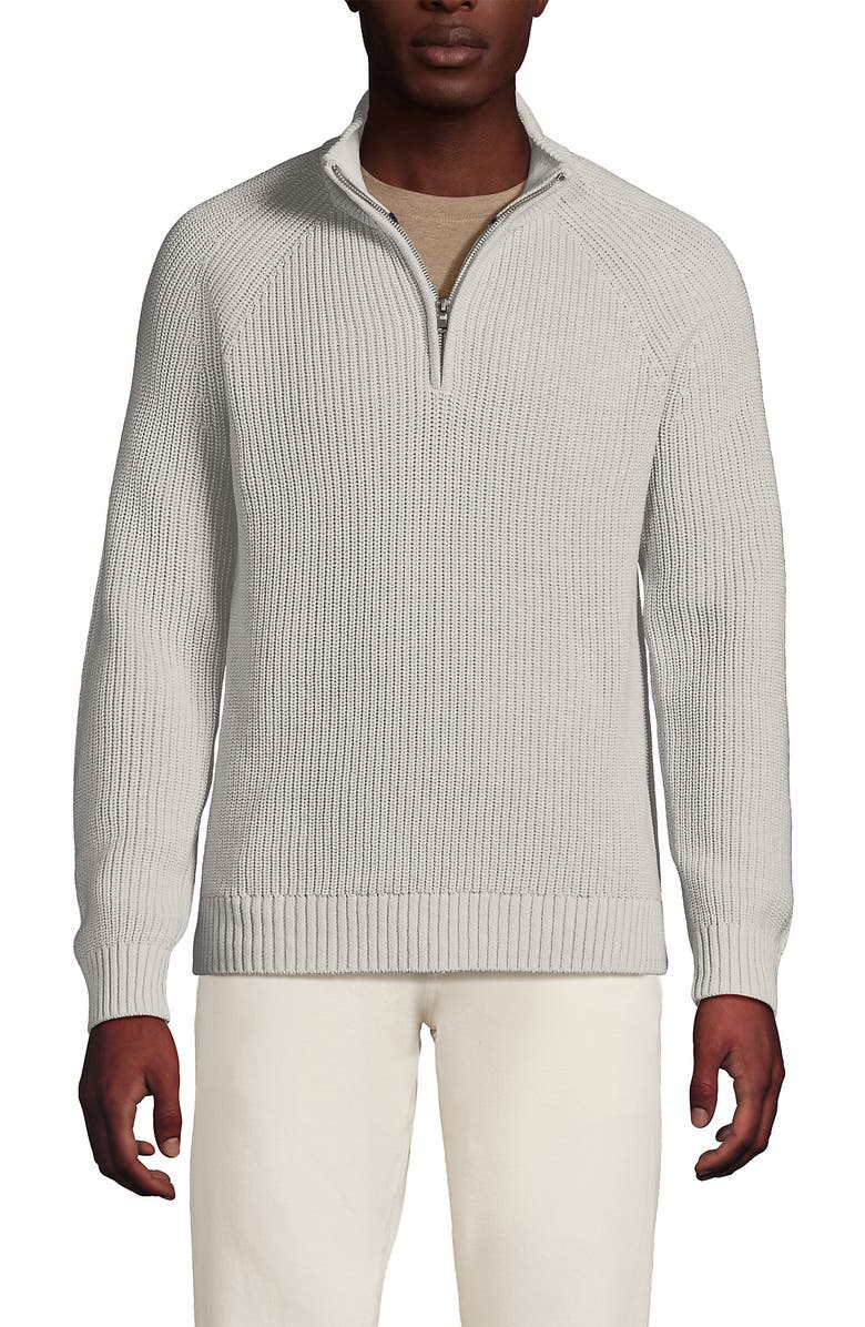 Lands' End Drifter Quarter Zip Sweater, Main, color,