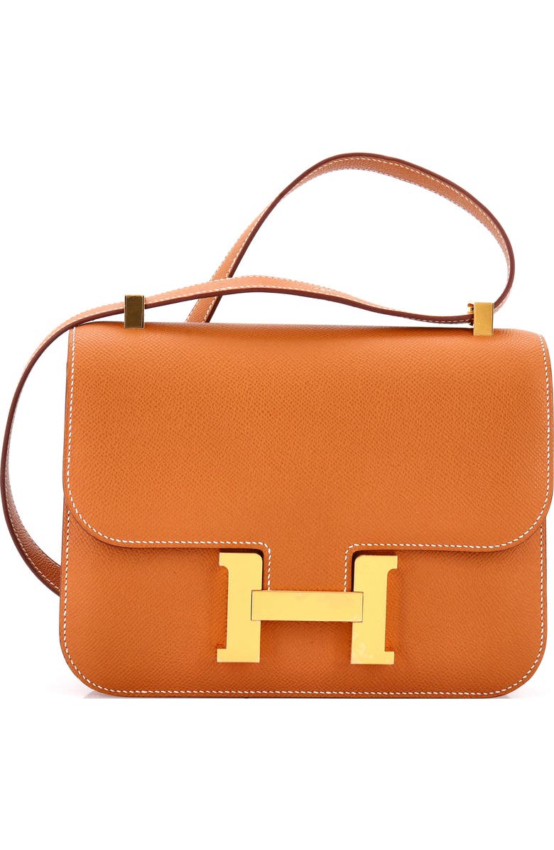 Pre-Owned Hermes Constance NM Bag Epsom 24, Main, color, Gold