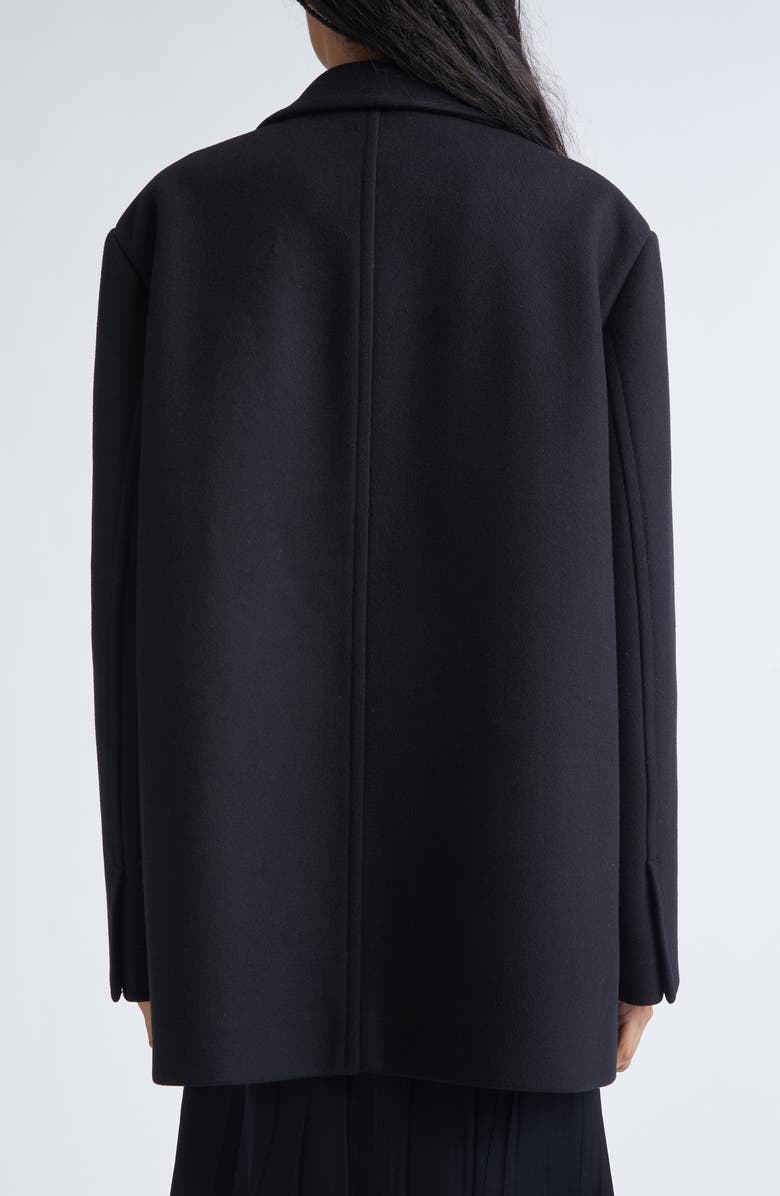 Jil Sander Boxy Wool Blazer, Alternate, color, Black