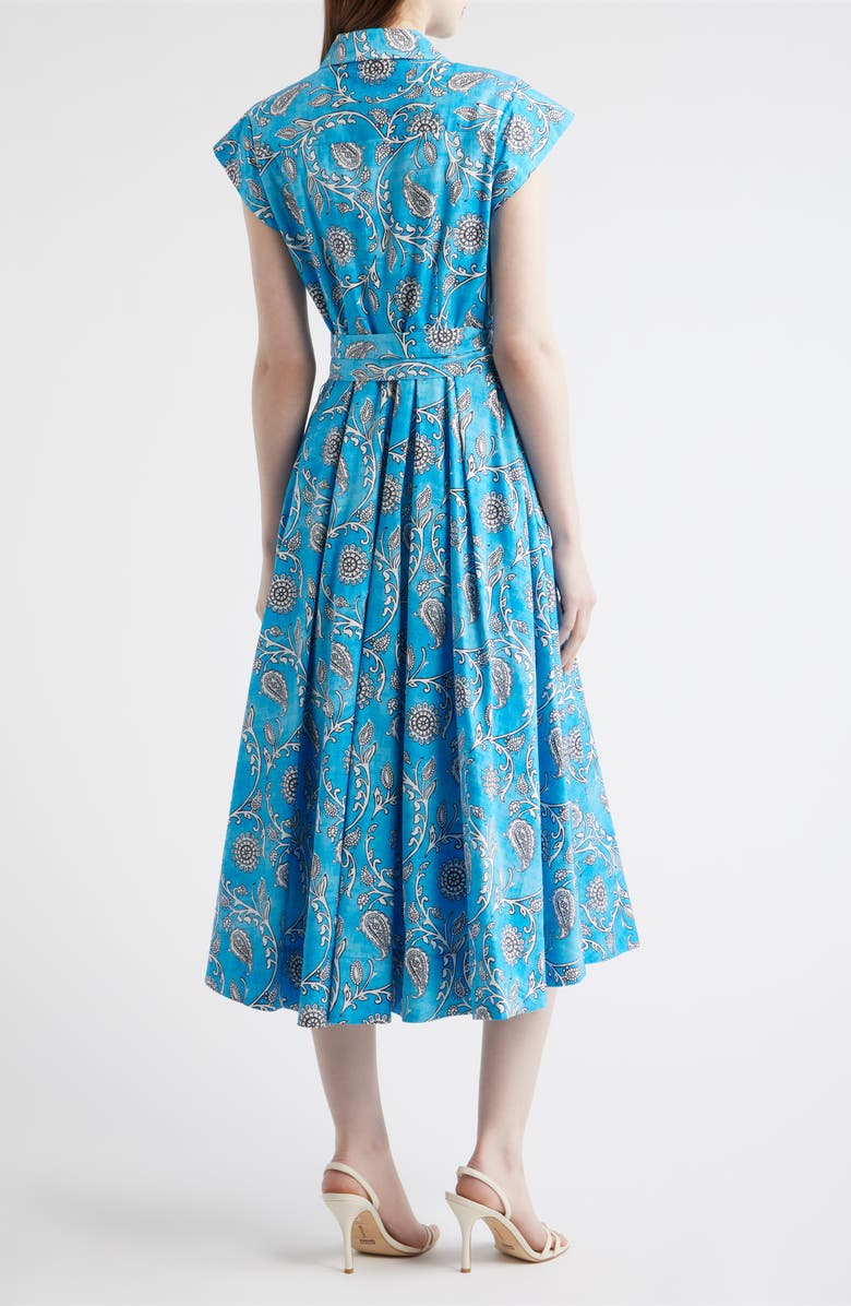 Elie Tahari The Fran Kaleidoscope Maxi Shirtdress, Alternate, color, Kaleidoscope Print