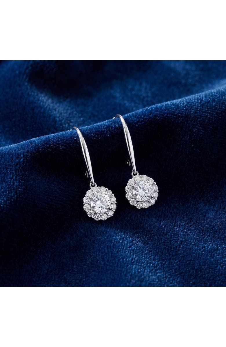 Bliss Diamond 1Ct Diamond Floral Shape Studs Lab Grown Earrings, Alternate, color, 