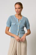 Central Park West Iris Tape Yarn Cardi