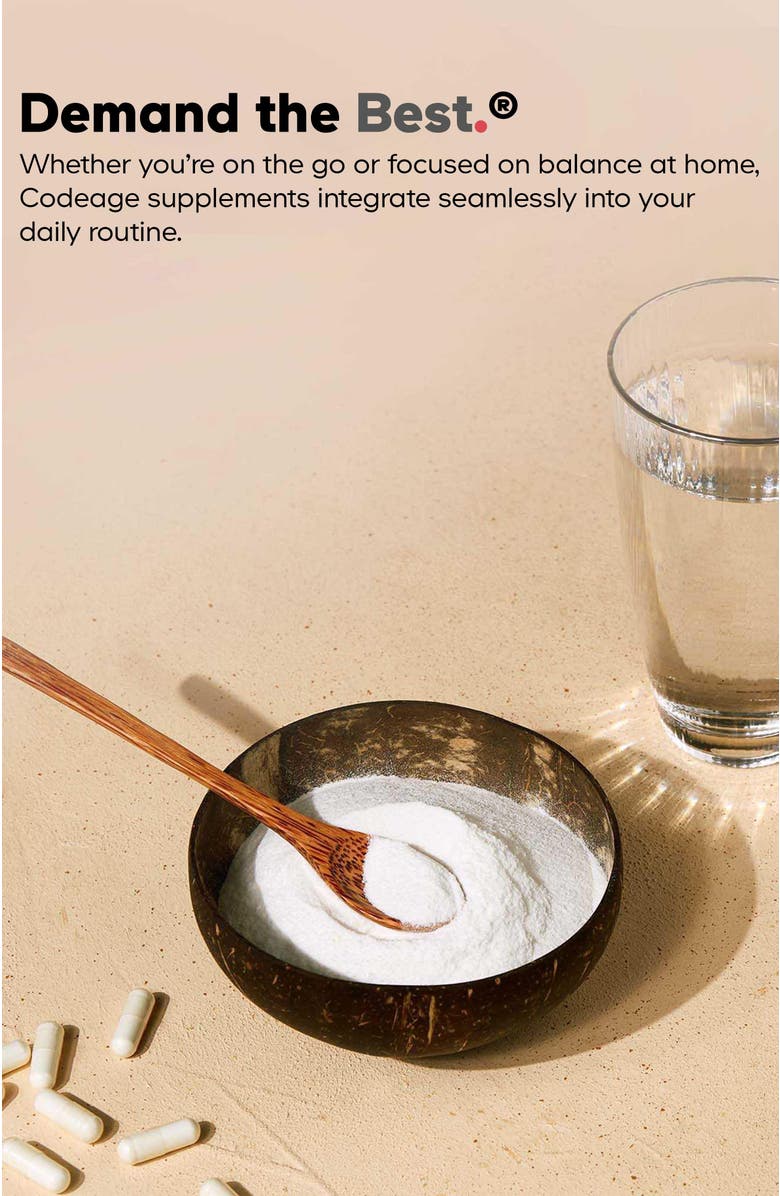 Amen Lithium Calm+, Magnesium Glycinate & Oxide Supplement, Alternate, color, White