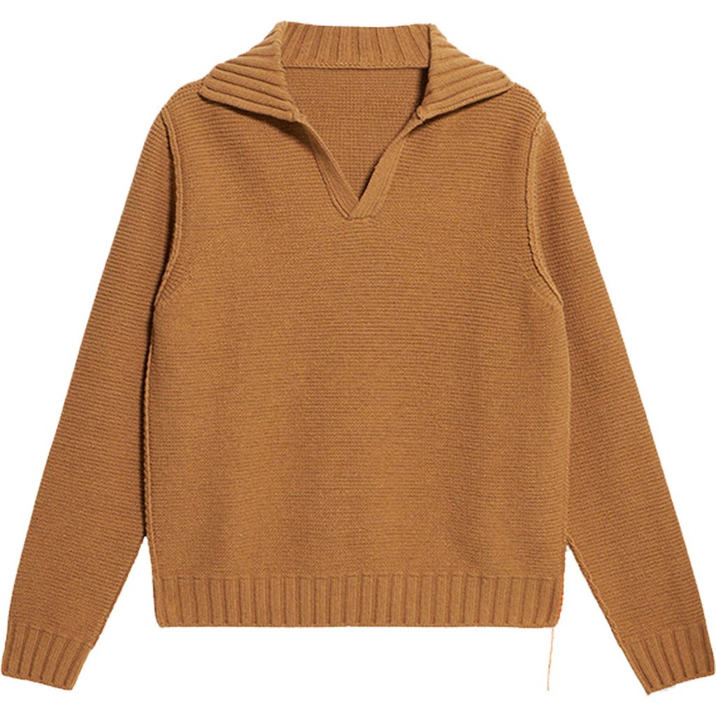 Fortela Cornell V-neck Sweater In Brown