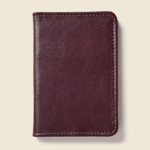 Casupo Compact Bifold With Rfid Protection In Burgundy