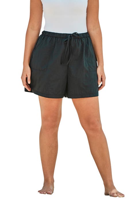 Taslon® Cover Up Bottom with Elastic Waist (Plus)