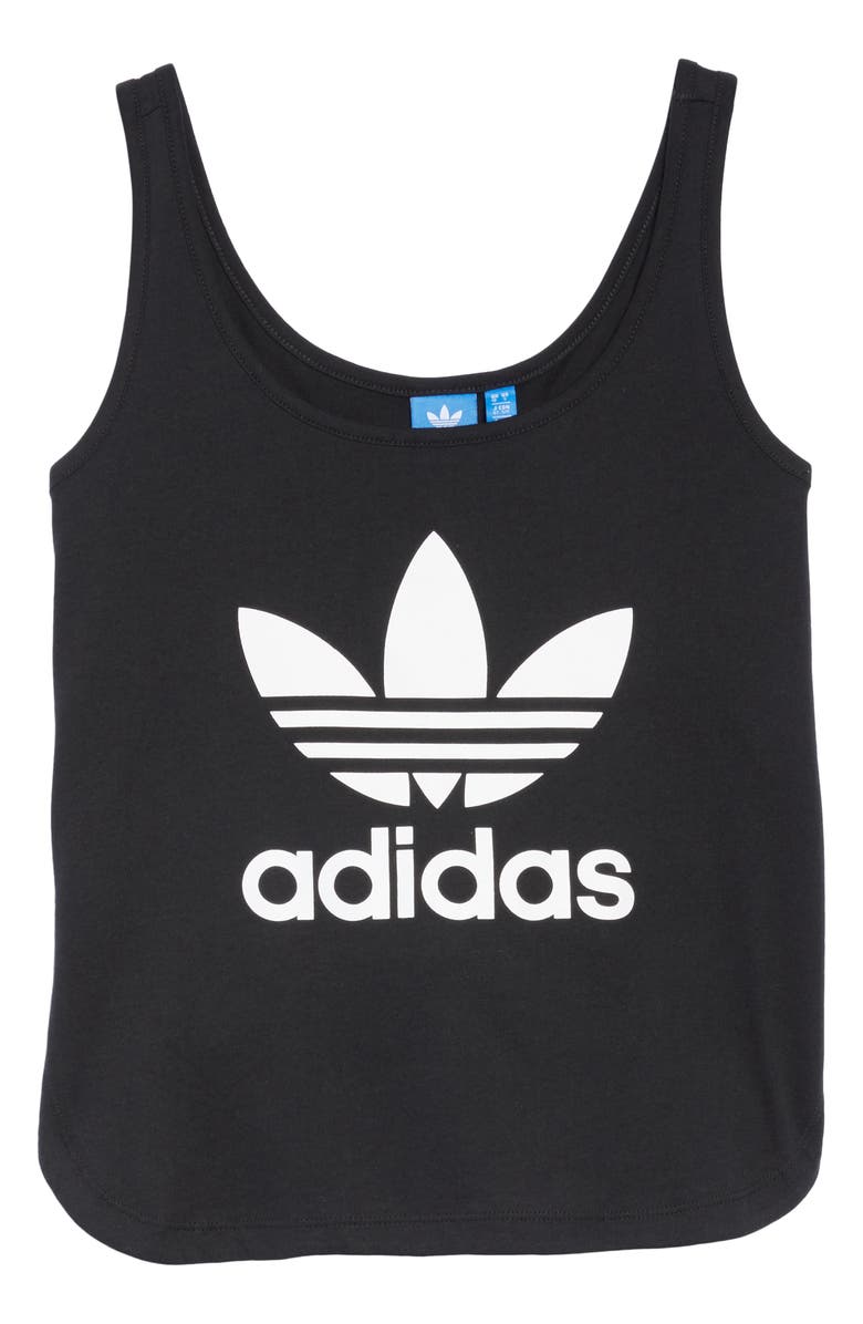 adidas Originals Loose Crop Tank, Alternate, color, 
