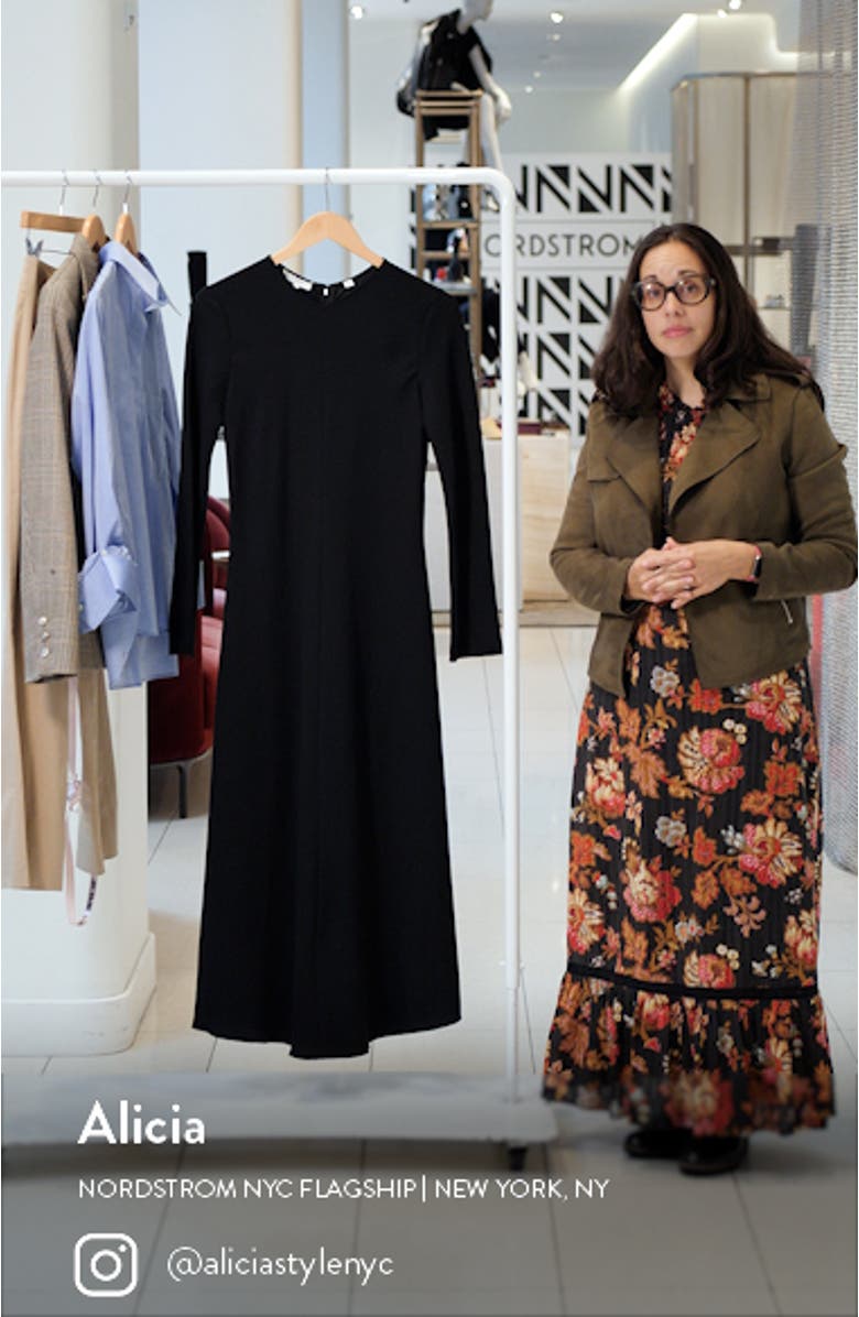 Bias Cut Long Sleeve Dress, sales video thumbnail