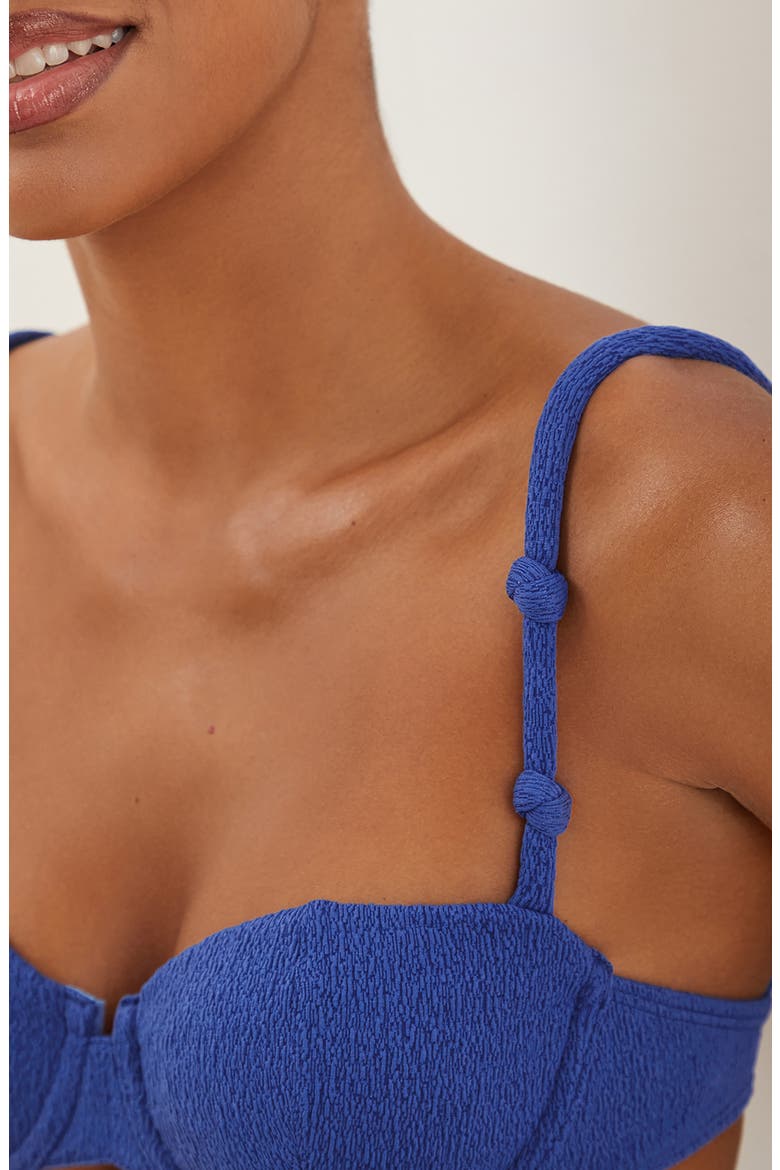 Firenze Edie Nissi Bikini Top, Alternate, color, BLUE