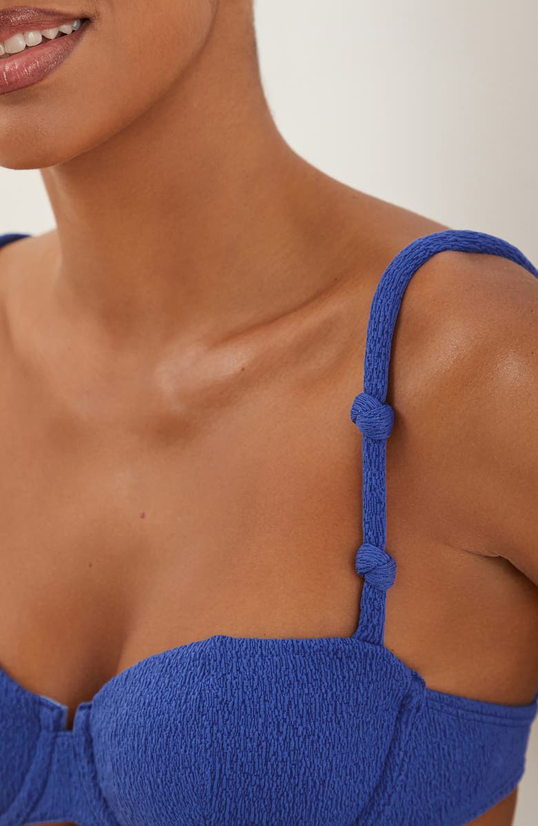 ViX Paula Hermanny Firenze Edie Nissi Bikini Top, Alternate, color, Blue