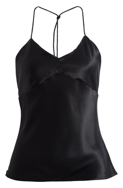 Natasia Satin Halter Neck Top