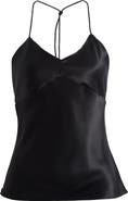 Reformation Natasia Satin Halter Neck Top