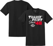 E2 APPAREL Men's Black NASCAR Tradin' Paint Since '48 Tri-Blend T-Shirt