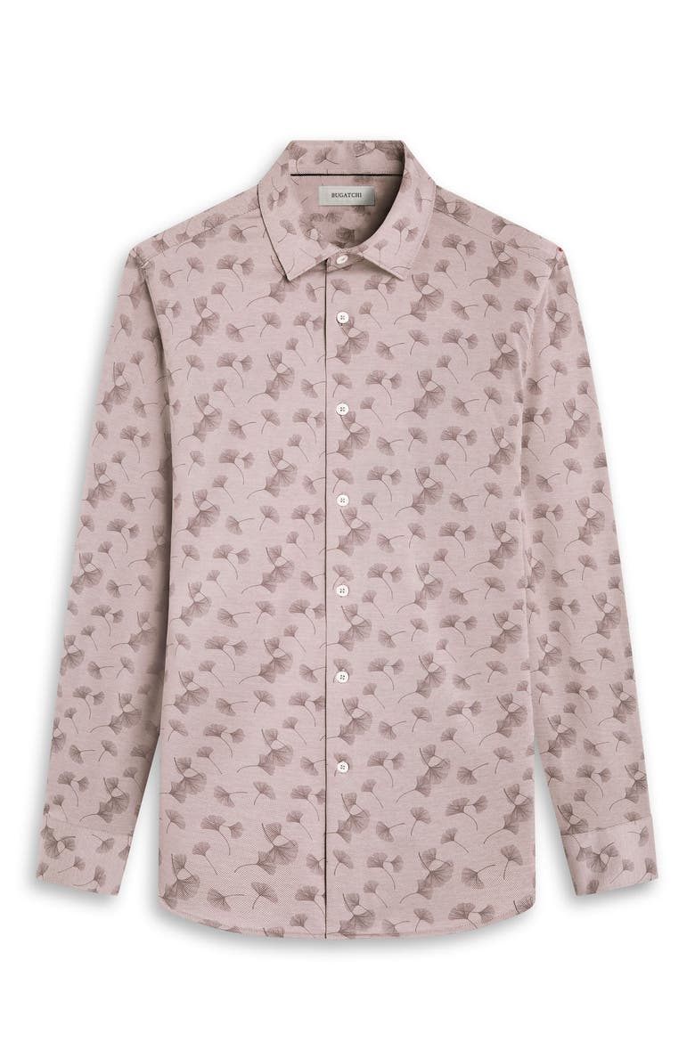 James OoohCotton® Floral Twill Button-Up Shirt, Alternate, color, SAND