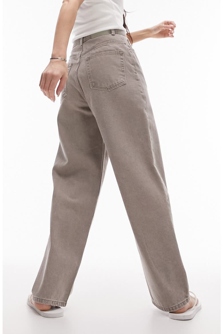 Awkward Barrel Jeans, Alternate, color, STONE