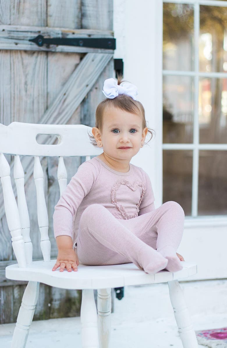 Manière Shadow Stripe Footie, Alternate, color, Champagne