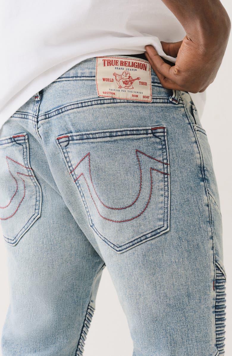 True Religion Rocco Motto Skinny Jeans, Alternate, color,