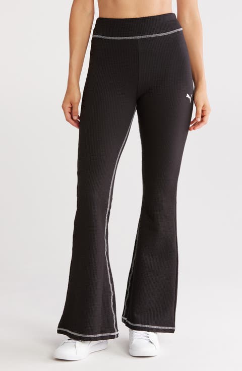 Dare To Textured Flare Leggings