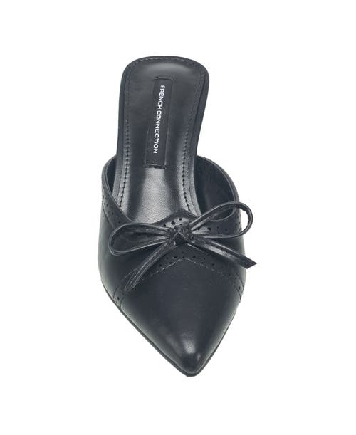 French Connection Brea Kitten Heel In Black