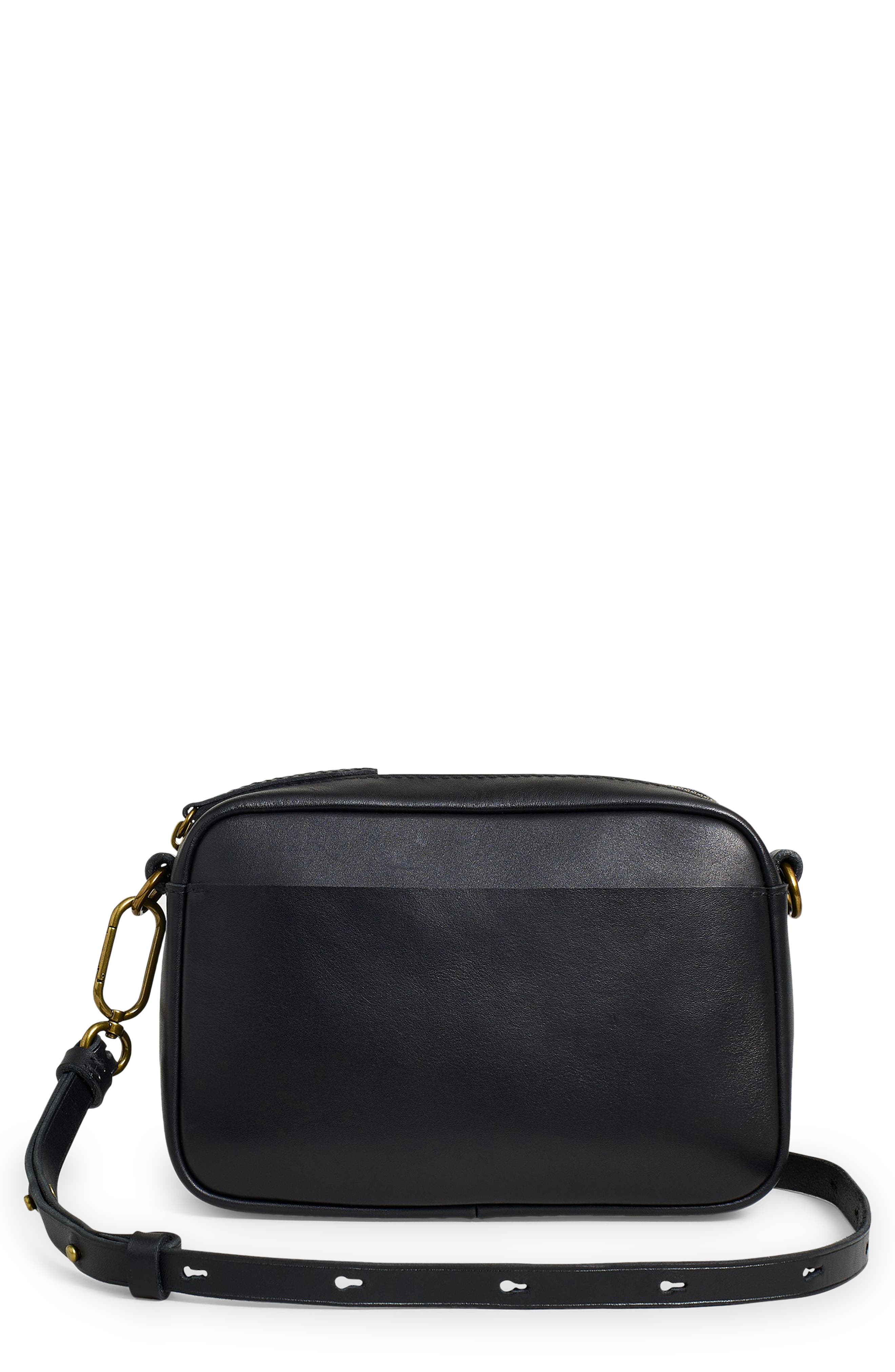 Madewell Medium The Carabiner Leather Crossbody Bag, Main, color, 