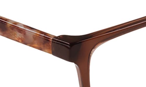 Eyebobs Number Crunchers 54mm Rectangular Reading Glasses In Hickory Brown Crystal