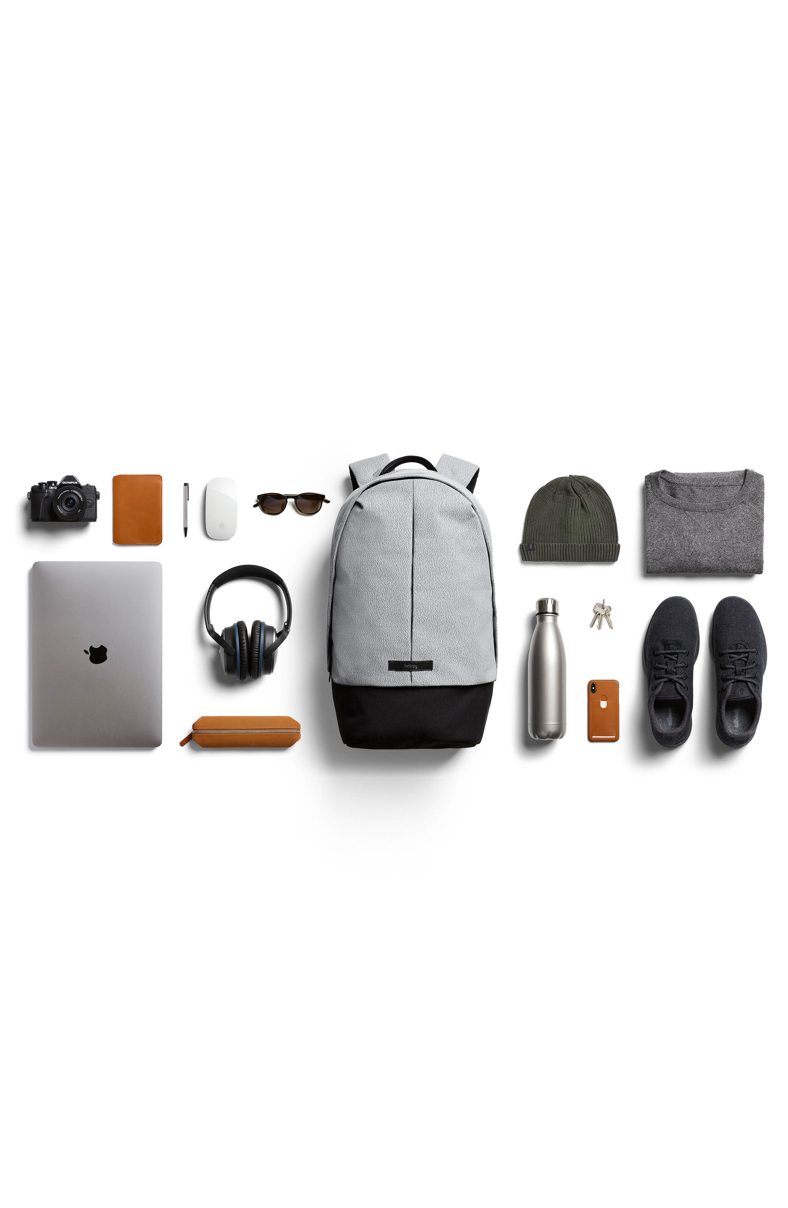 Classic Plus Water Repellent Backpack, Alternate, color, ASH