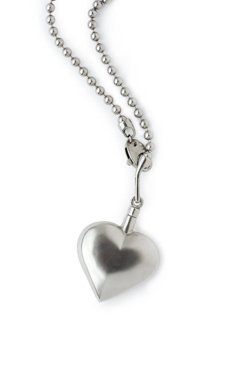 67jewelry Puffed Heart Necklace II, Main, color, Silver