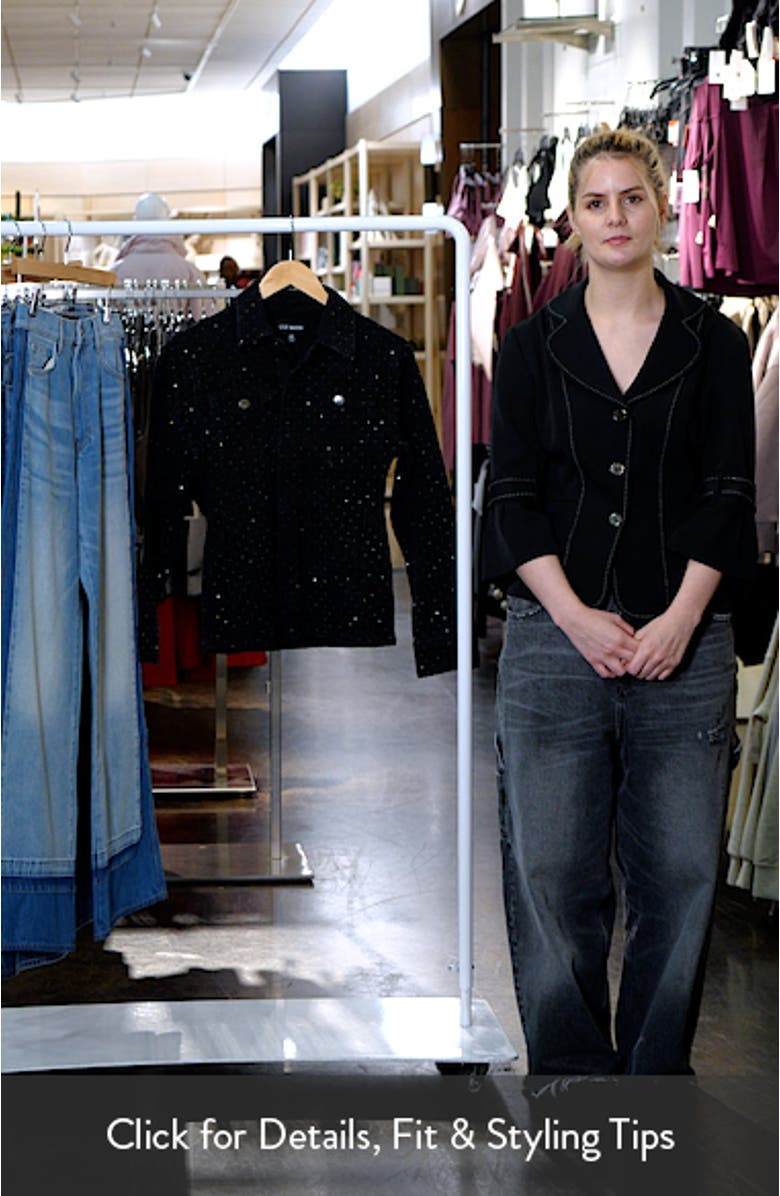 Parc Embellished Denim Jacket, sales video thumbnail