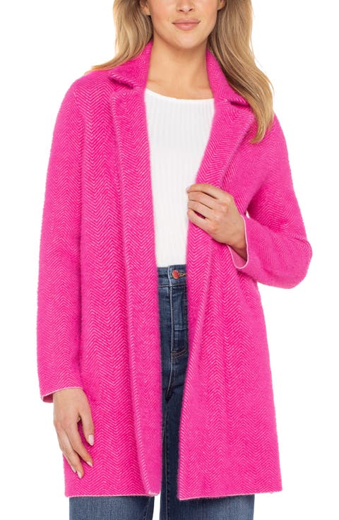 Coatigan Open Front Cardigan Sweater