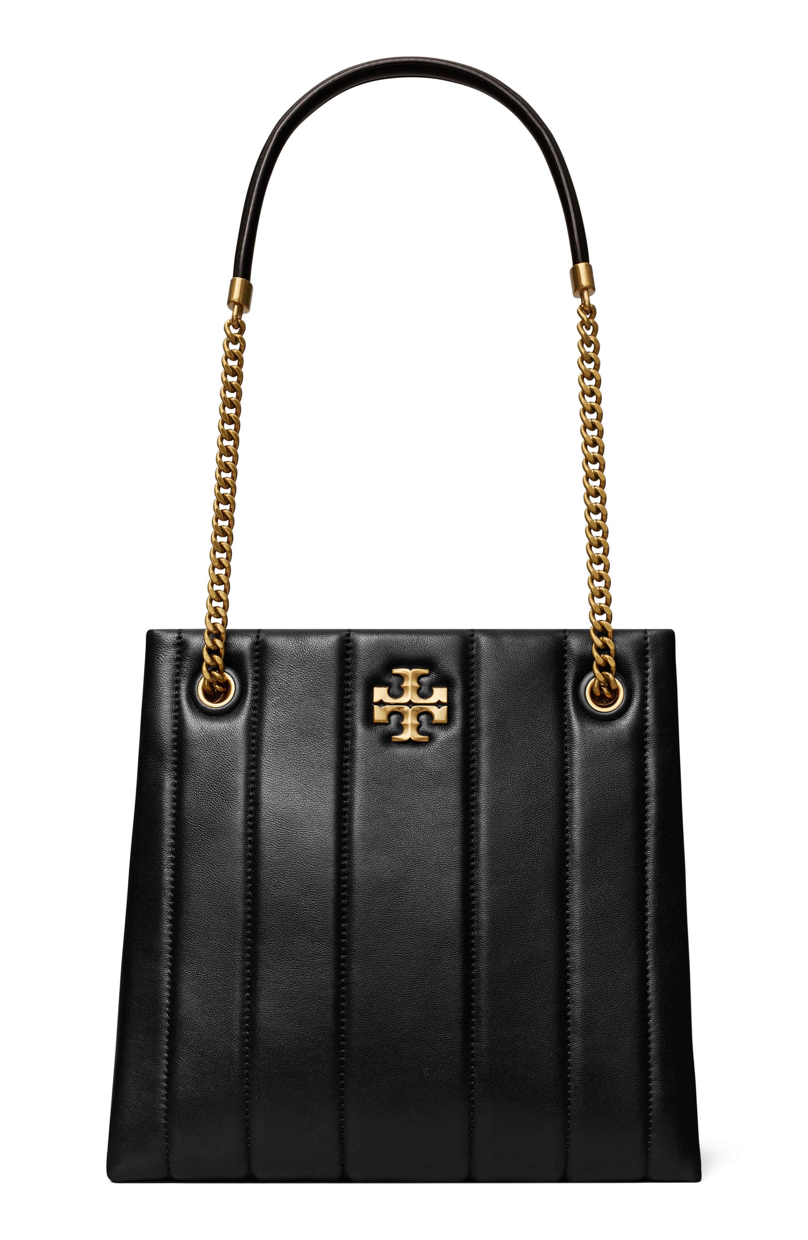 Tory Burch Kira Quilted Leather Tote, Main, color, 