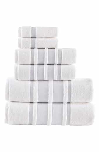 Brooks Brothers Contrast Border 6-Piece Towel Set