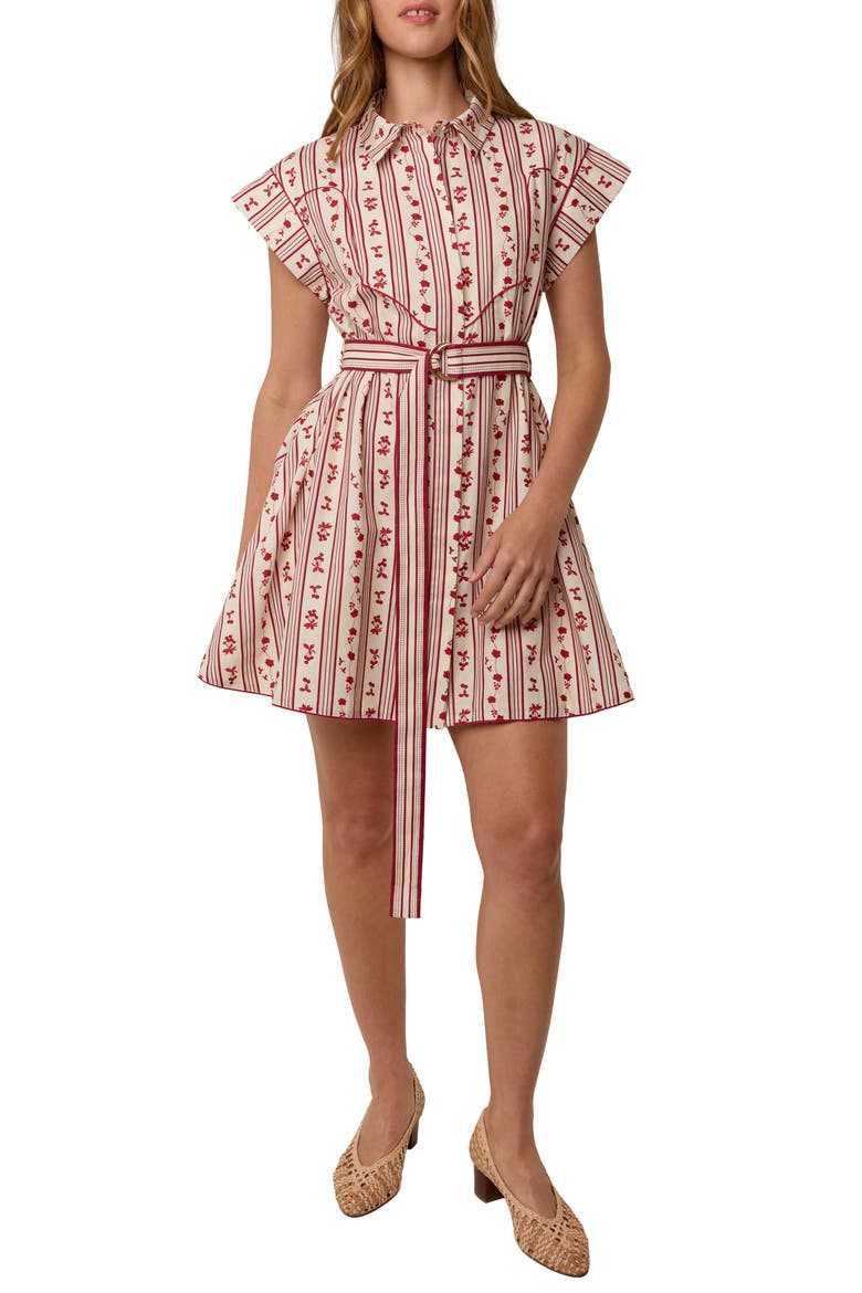 Manon Mini Dress, Main, color, Raye Fleur