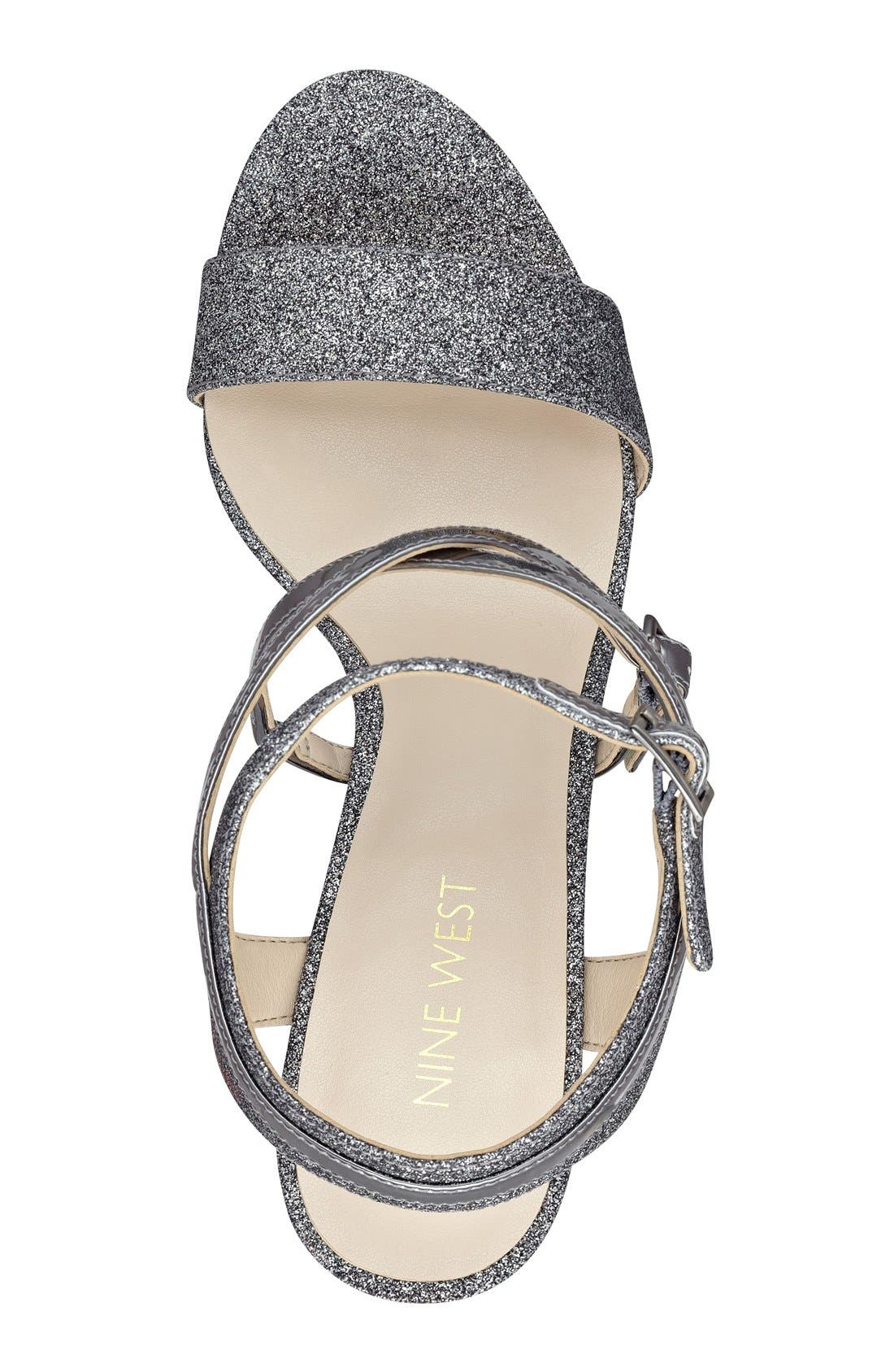 Nine West 'Gypsee' Strappy Sandal, Alternate, color, 