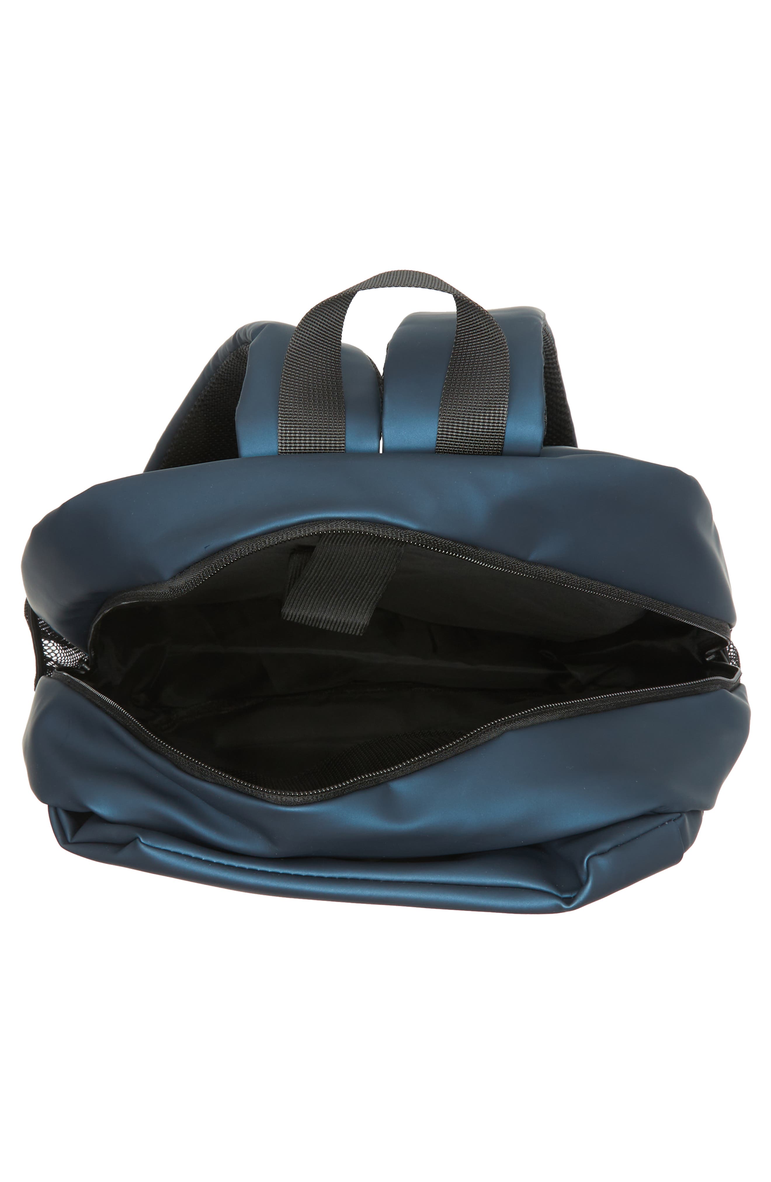 Diagonal Zip Backpack, Alternate, color, DARK BLUE