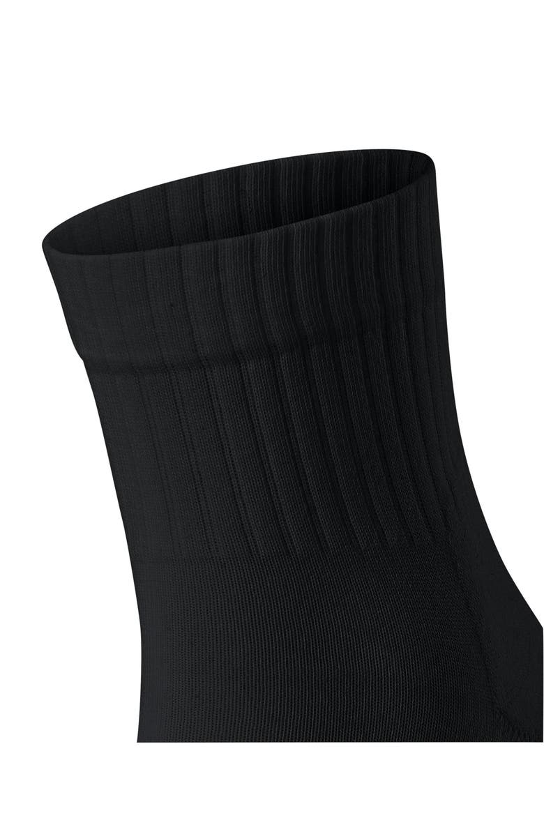 Falke Run Rib Cotton Socks, Alternate, color, Black