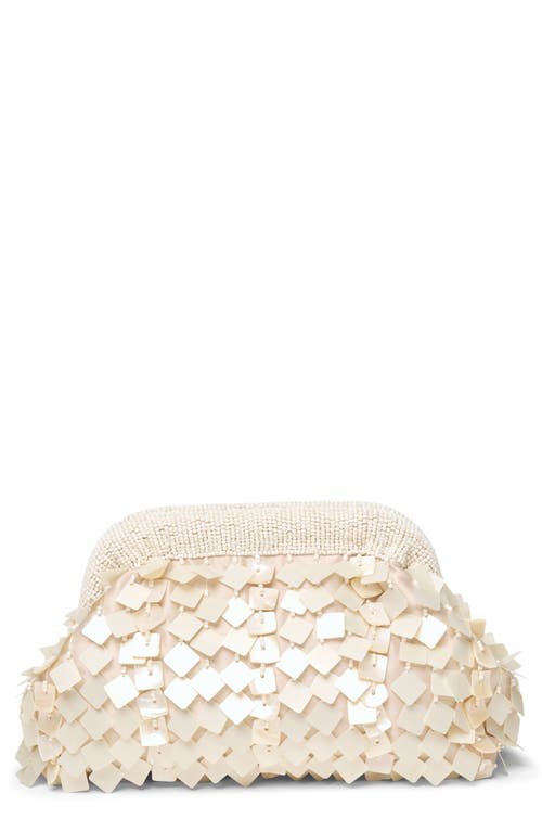 L*space Lspace Vienna Embellished Clutch In Neutral