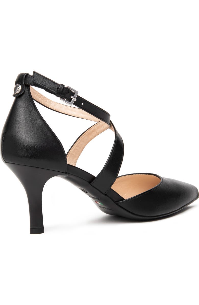 NeroGiardini Crisscross Strap Pointed Toe Pump, Alternate, color,