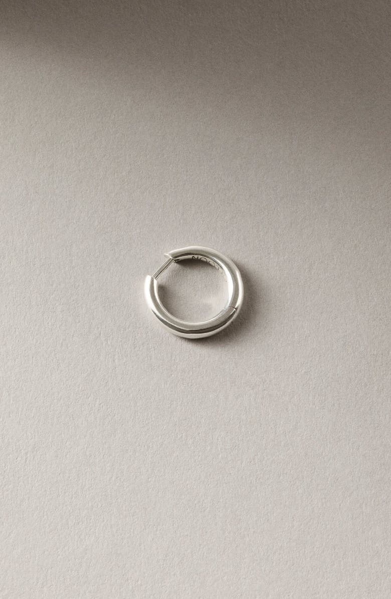 NOOTKA Polished Mid Hoop Silver, Main, color, Silver