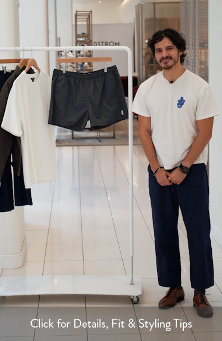 Sebastian Solid 4-Inch Nylon Swim Trunks, sales video thumbnail