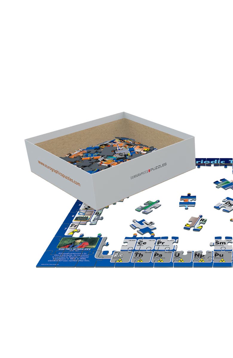 Eurographics Periodic Table Illustrated Puzzle, 200 Pieces, Alternate, color, Multicolored
