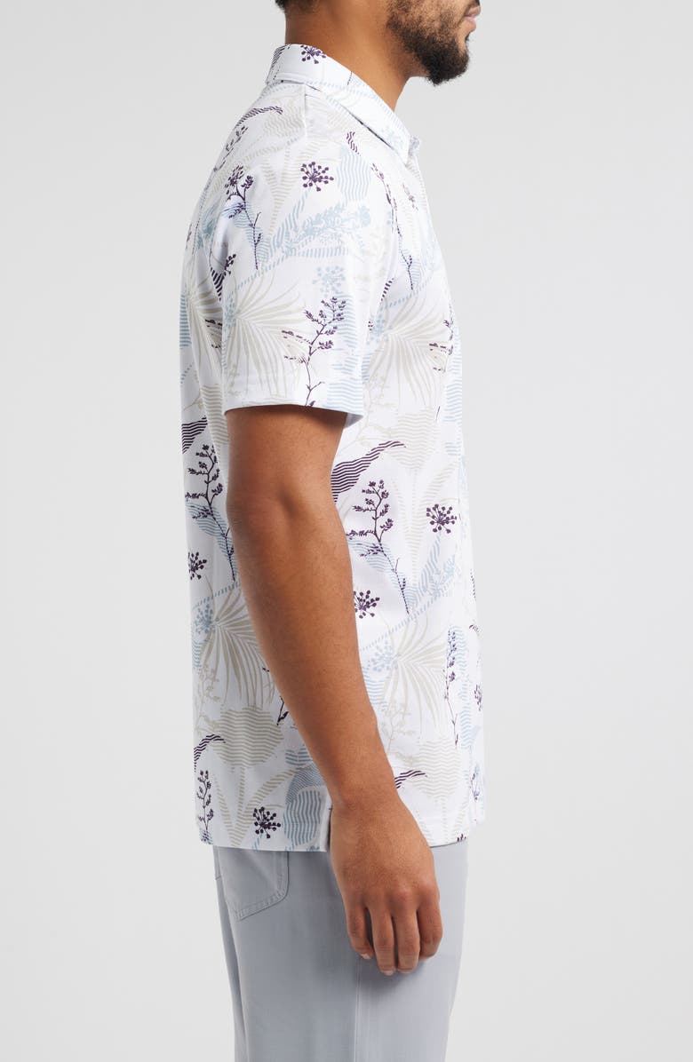 TravisMathew Tropical Fusion Floral Polo, Alternate, color, White